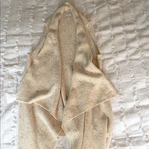 Old Navy Sleeveless Cardigan Cream/Confetti